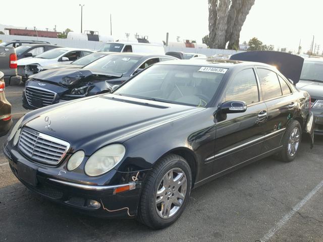 WDBUF65J85A672716 - 2005 MERCEDES-BENZ E 320 BLACK photo 2