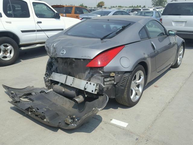 JN1BZ34E08M751287 - 2008 NISSAN 350Z COUPE GRAY photo 4