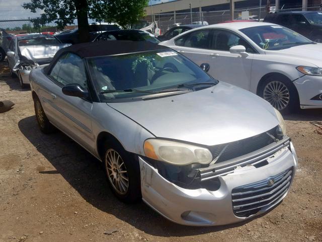 1C3EL55R85N538154 - 2005 CHRYSLER SEBRING TO SILVER photo 1