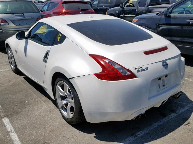 JN1AZ4EH5CM563822 - 2012 NISSAN 370Z BASE WHITE photo 3