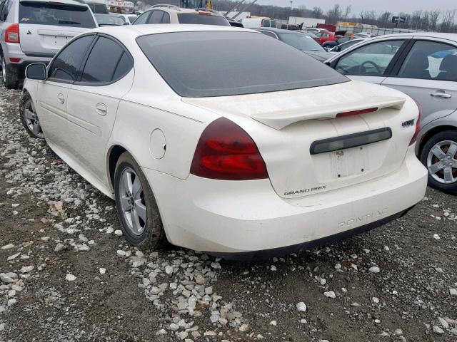 2G2WP552961156505 - 2006 PONTIAC GRAND PRIX WHITE photo 3