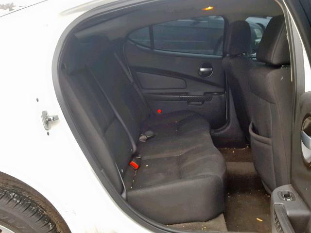 2G2WP552961156505 - 2006 PONTIAC GRAND PRIX WHITE photo 6