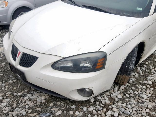 2G2WP552961156505 - 2006 PONTIAC GRAND PRIX WHITE photo 9