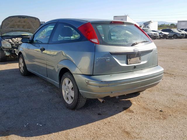 1FAFP31N96W149035 - 2006 FORD FOCUS ZX3 GRAY photo 3