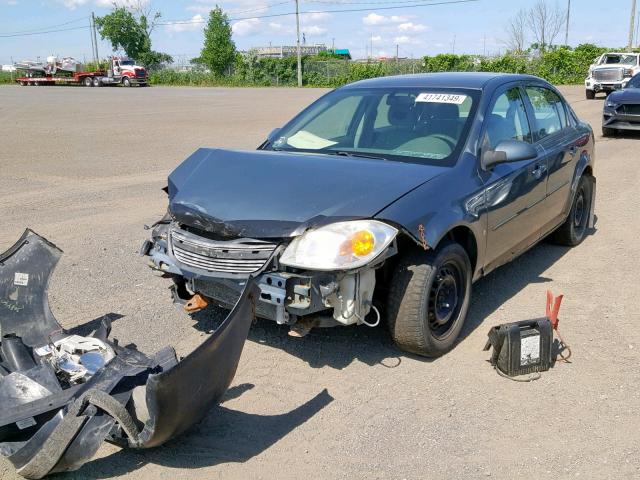 1G1AL55F677395401 - 2007 CHEVROLET COBALT LT GRAY photo 2