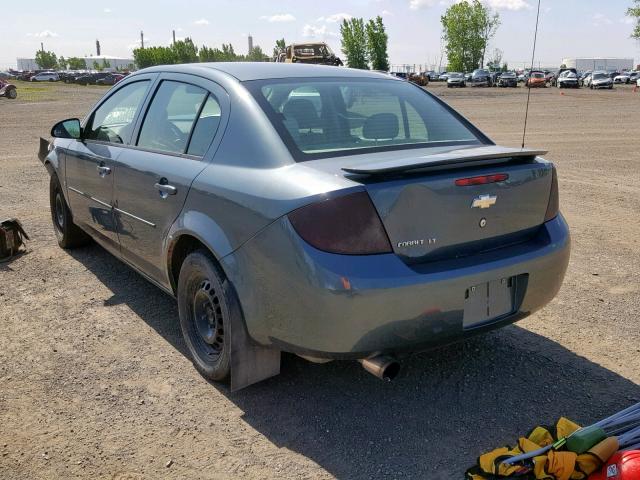 1G1AL55F677395401 - 2007 CHEVROLET COBALT LT GRAY photo 3