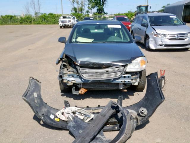 1G1AL55F677395401 - 2007 CHEVROLET COBALT LT GRAY photo 9