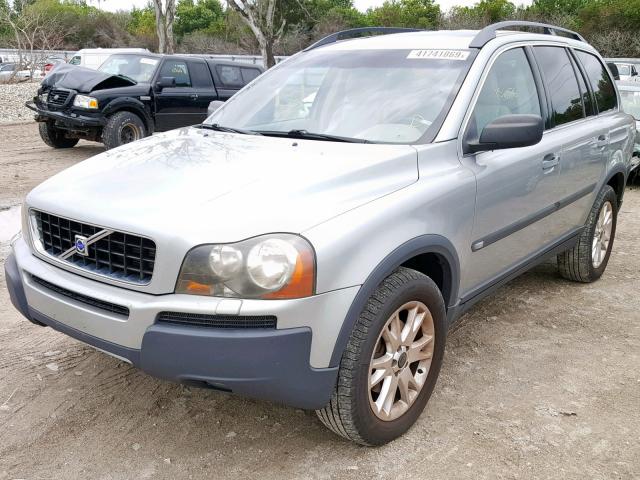 YV1CZ91H141063582 - 2004 VOLVO XC90 T6 SILVER photo 2