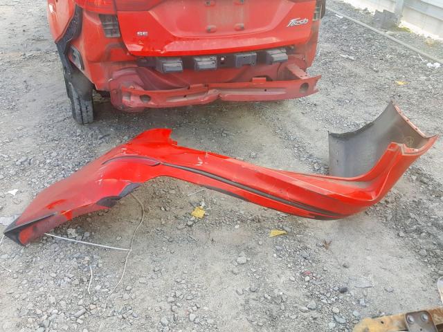 3FADP4BJ4EM160032 - 2014 FORD FIESTA SE RED photo 9