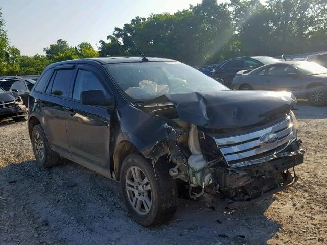 2FMDK36C37BB27750 - 2007 FORD EDGE SE BLACK photo 1