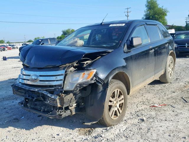 2FMDK36C37BB27750 - 2007 FORD EDGE SE BLACK photo 2