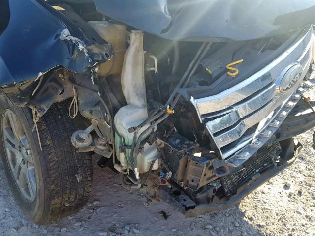 2FMDK36C37BB27750 - 2007 FORD EDGE SE BLACK photo 9