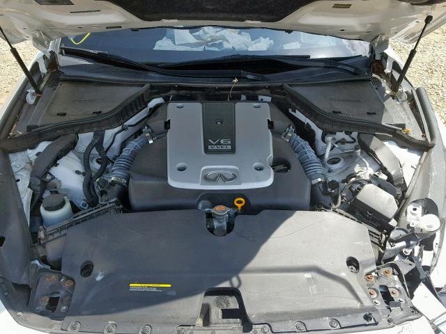 JN1BV7ARXEM705651 - 2014 INFINITI Q50 BASE WHITE photo 7