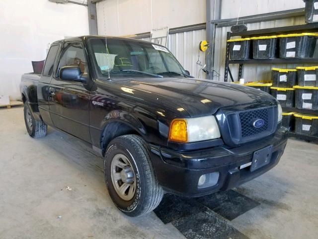 1FTYR14U94PA01446 - 2004 FORD RANGER SUP BLACK photo 1