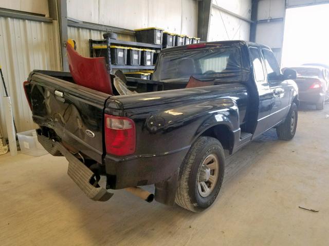 1FTYR14U94PA01446 - 2004 FORD RANGER SUP BLACK photo 4