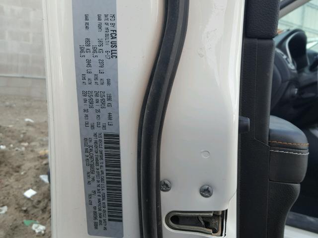 3C4NJCAB7HT668350 - 2017 JEEP COMPASS SP 白色 照片 10