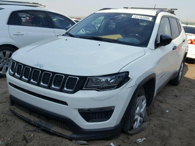3C4NJCAB7HT668350 - 2017 JEEP COMPASS SP 白色 照片 2
