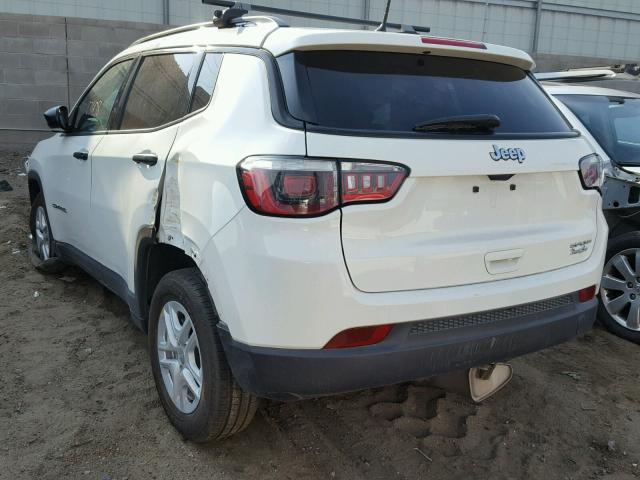 3C4NJCAB7HT668350 - 2017 JEEP COMPASS SP 白色 照片 3
