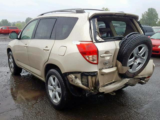 JTMBD31V876029259 - 2007 TOYOTA RAV4 LIMIT GOLD photo 3