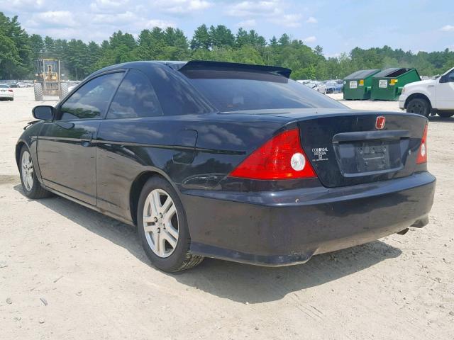 1HGEM22144L066195 - 2004 HONDA CIVIC DX V BLACK photo 3