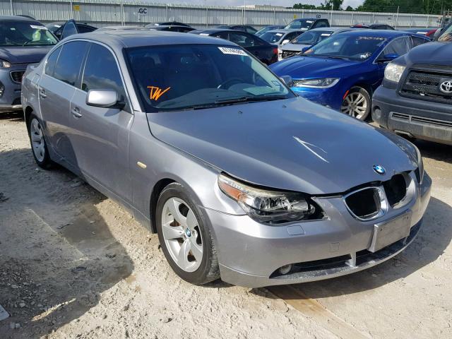 WBANE53567CK91900 - 2007 BMW 525 I GRAY photo 1