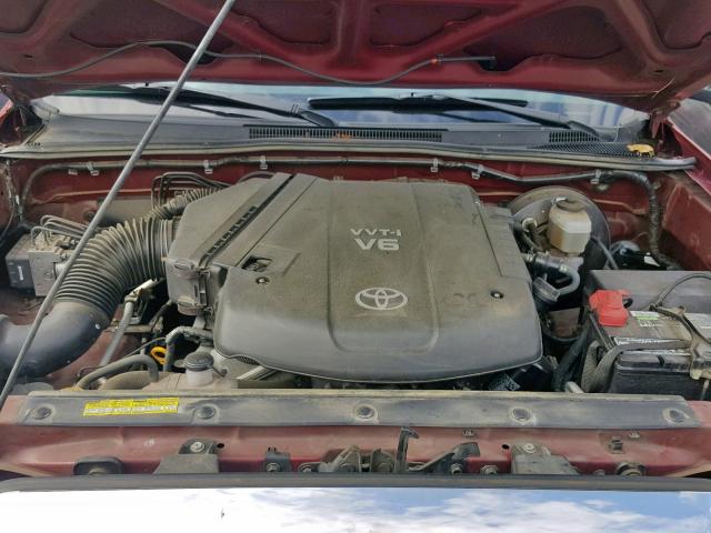 5TETU62N26Z218897 - 2006 TOYOTA TACOMA PRE RED photo 7