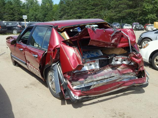 1G4CW53L0P1639851 - 1993 BUICK PARK AVENU MAROON photo 3