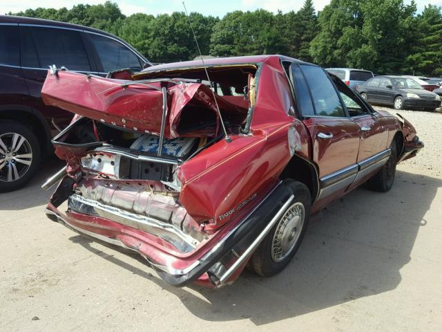 1G4CW53L0P1639851 - 1993 BUICK PARK AVENU MAROON photo 4