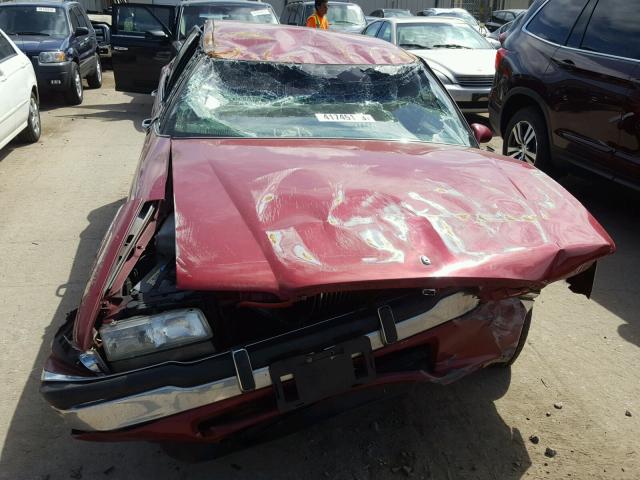 1G4CW53L0P1639851 - 1993 BUICK PARK AVENU MAROON photo 7