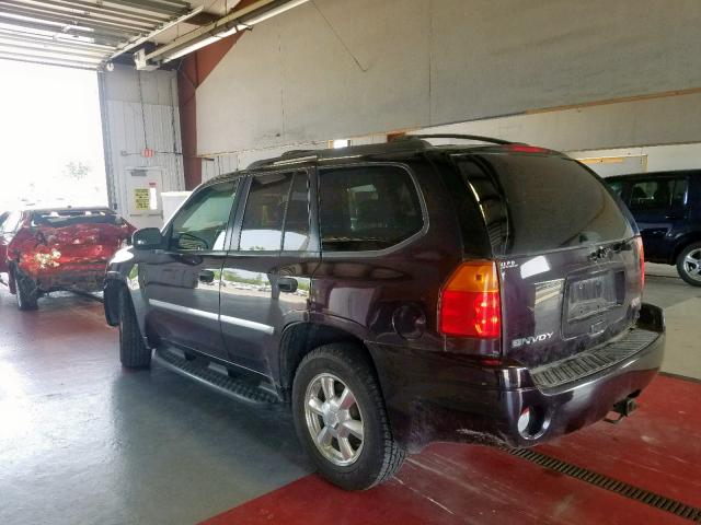 1GKDT13S082135155 - 2008 GMC ENVOY PURPLE photo 3