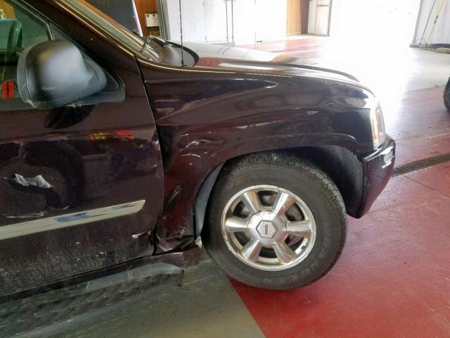 1GKDT13S082135155 - 2008 GMC ENVOY PURPLE photo 9