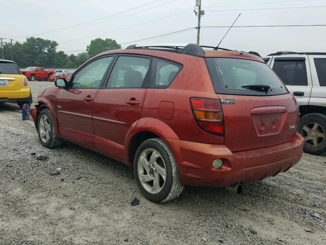 5Y2SL62814Z434340 - 2004 PONTIAC VIBE RED photo 3