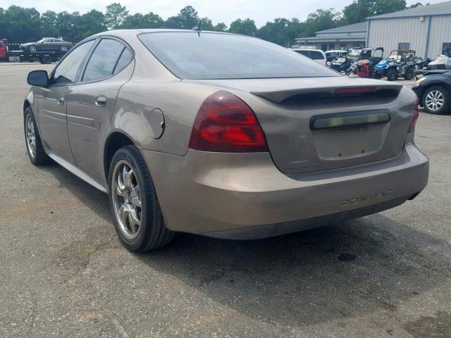 2G2WP552561261297 - 2006 PONTIAC GRAND PRIX BROWN photo 3