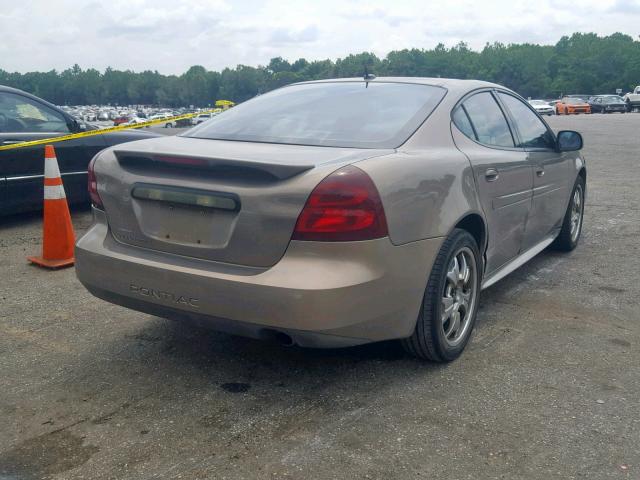 2G2WP552561261297 - 2006 PONTIAC GRAND PRIX BROWN photo 4