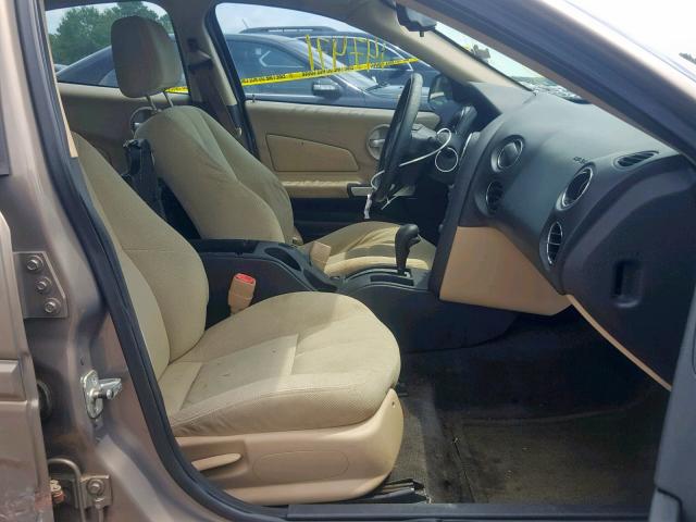 2G2WP552561261297 - 2006 PONTIAC GRAND PRIX BROWN photo 5