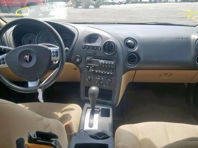2G2WP552561261297 - 2006 PONTIAC GRAND PRIX BROWN photo 9