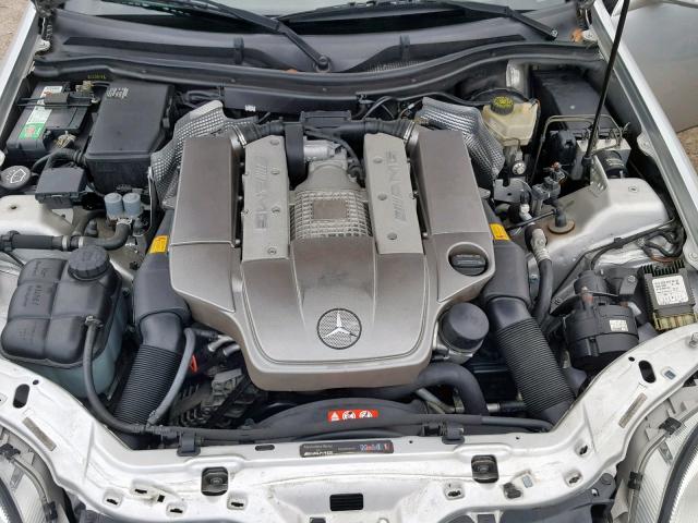 WDBKK66F14F309219 - 2004 MERCEDES-BENZ SLK 32 AMG SILVER photo 7