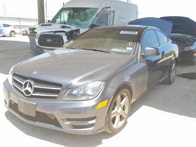 WDDGJ4HB3DG051102 - 2013 MERCEDES-BENZ C 250 BLUE photo 2