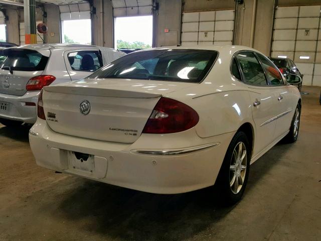 2G4WE567051221781 - 2005 BUICK LACROSSE C WHITE photo 4