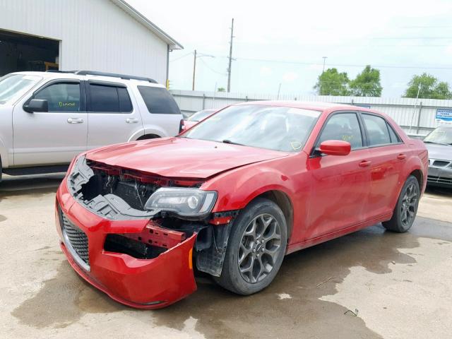 2C3CCAGG7GH136102 - 2016 CHRYSLER 300 S RED photo 2