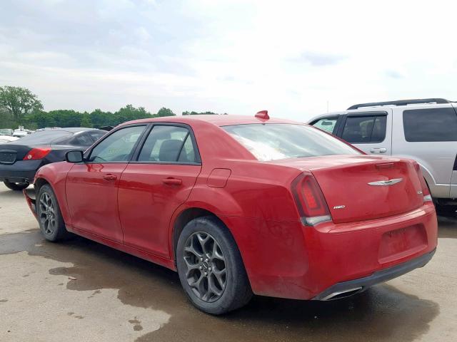 2C3CCAGG7GH136102 - 2016 CHRYSLER 300 S RED photo 3