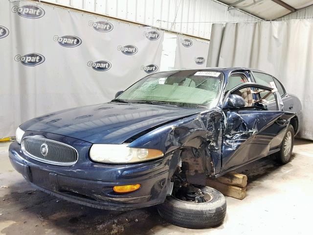 1G4HP54K024128673 - 2002 BUICK LESABRE CU BLUE photo 2