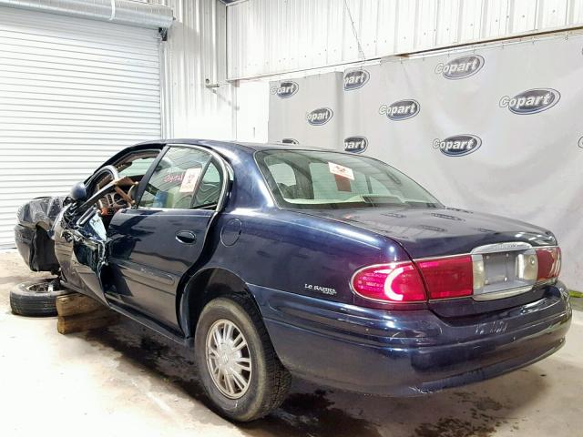 1G4HP54K024128673 - 2002 BUICK LESABRE CU BLUE photo 3