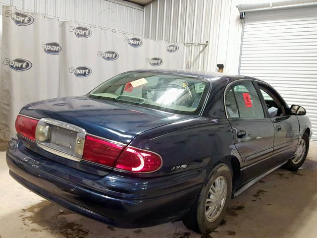 1G4HP54K024128673 - 2002 BUICK LESABRE CU BLUE photo 4