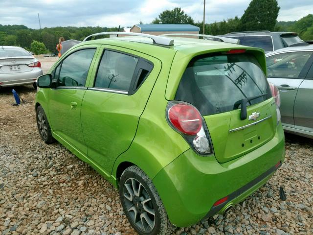 KL8CF6S9XEC478449 - 2014 CHEVROLET SPARK 2LT GREEN photo 3