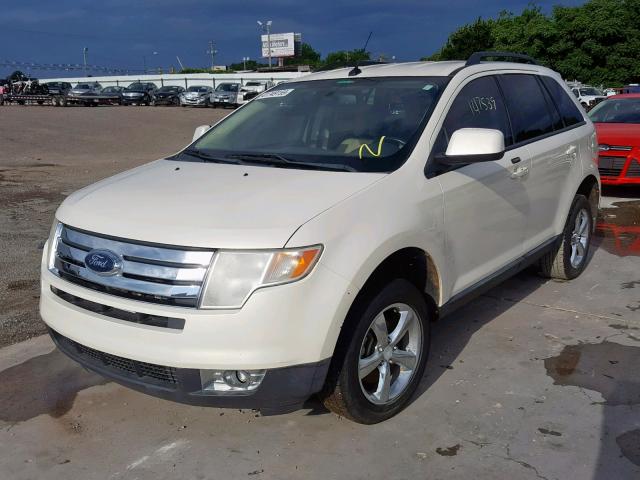 2FMDK48C58BA03158 - 2008 FORD EDGE SEL CREAM photo 2