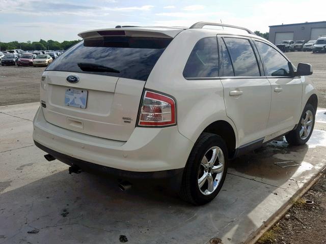 2FMDK48C58BA03158 - 2008 FORD EDGE SEL CREAM photo 4