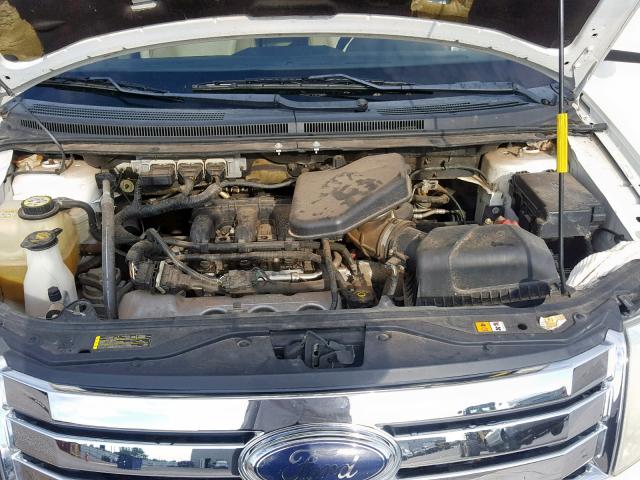 2FMDK48C58BA03158 - 2008 FORD EDGE SEL CREAM photo 7