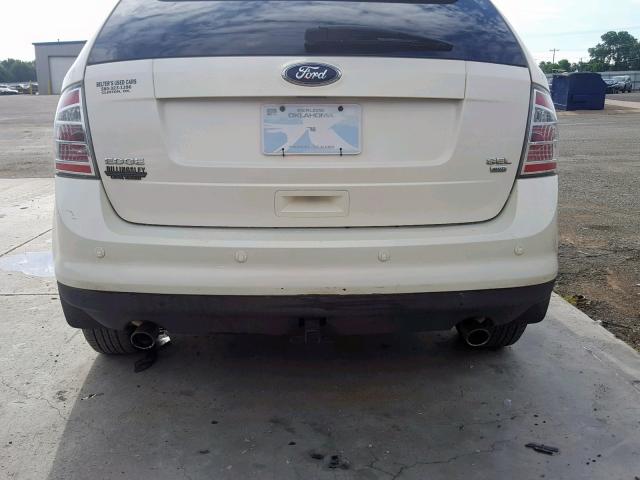 2FMDK48C58BA03158 - 2008 FORD EDGE SEL CREAM photo 9