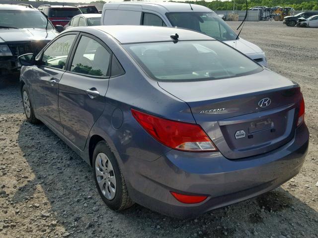 KMHCT4AE3HU210050 - 2017 HYUNDAI ACCENT SE GRAY photo 3